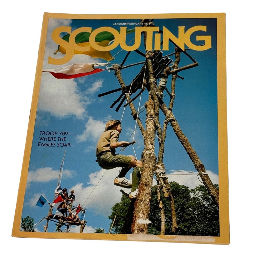 Vintage Scouting Magazine January February 1978 Boy Scouts BSA Vol 66 No 1 *